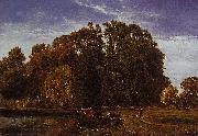 Theodore Fourmois The lake at Beloeil USA oil painting artist